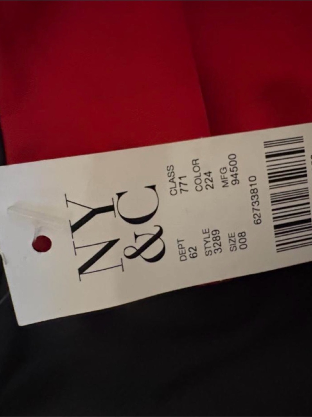 New York & Company Red and Black Leopard Halter Midi Dress - Picture 3 of 3